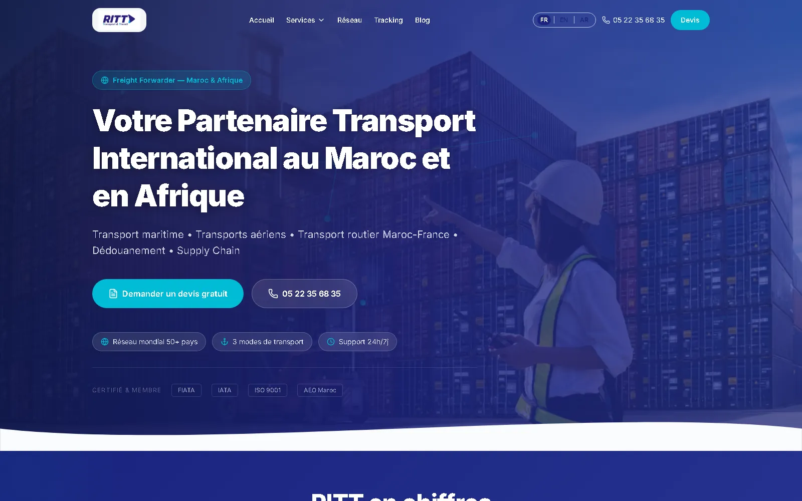Aperçu du projet RITT réalisé par Artgon MEDIA